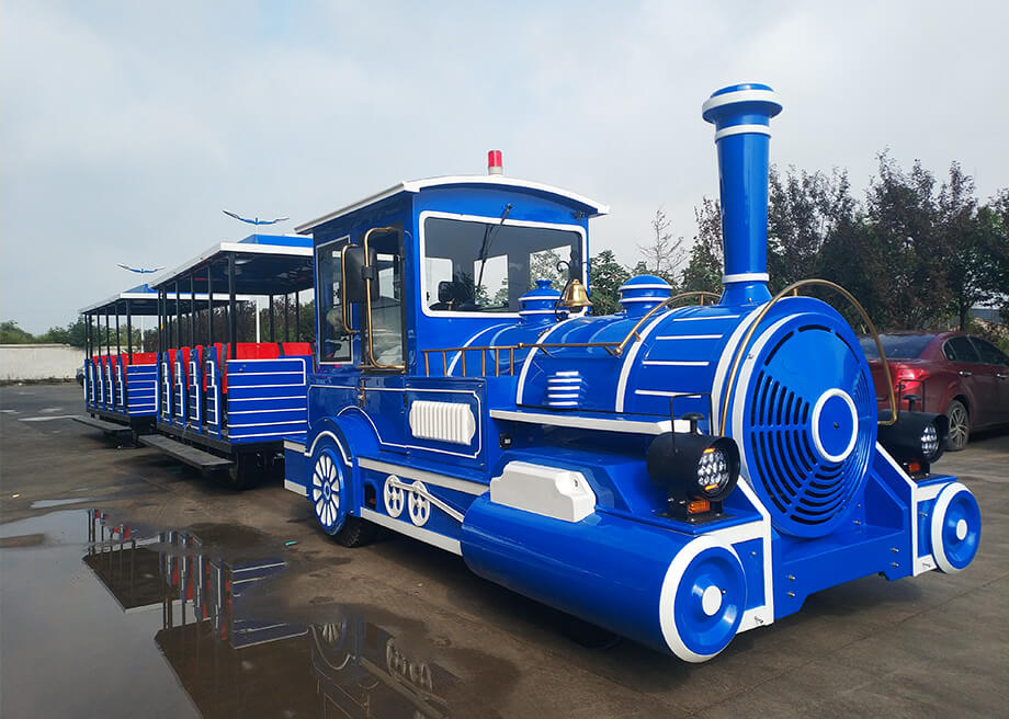 Medium Trackless Train-42 Seats Blue Color