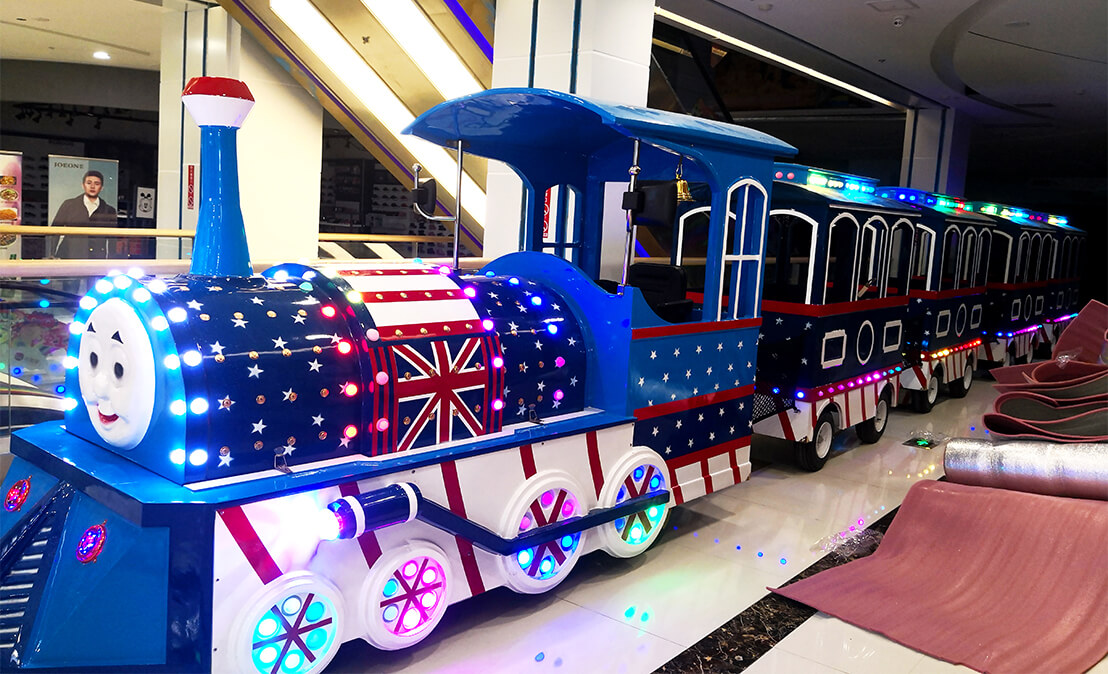 How can shopping mall trains increase revenue?