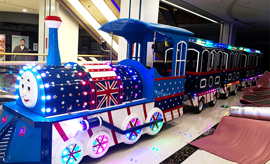 How can shopping mall trains increase revenue?