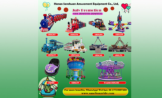 Sanchuan Amusement Rides Special Sale In July