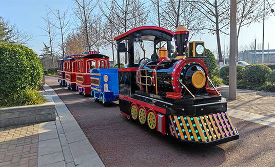 Amusement train operation and safety precautions