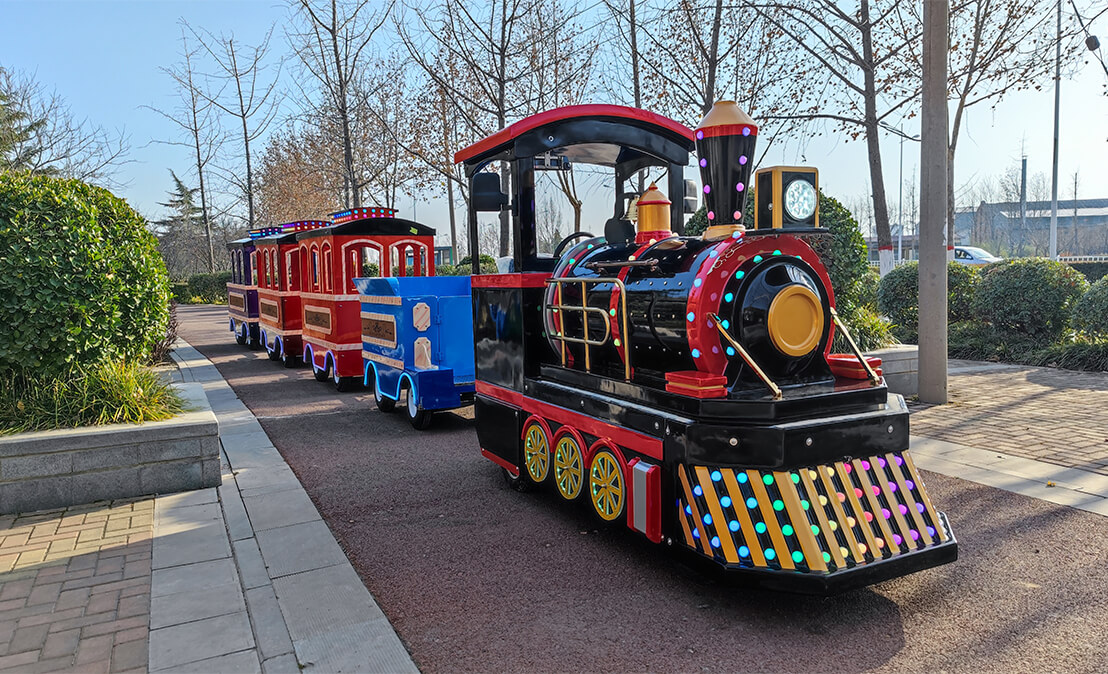 Amusement train operation and safety precautions