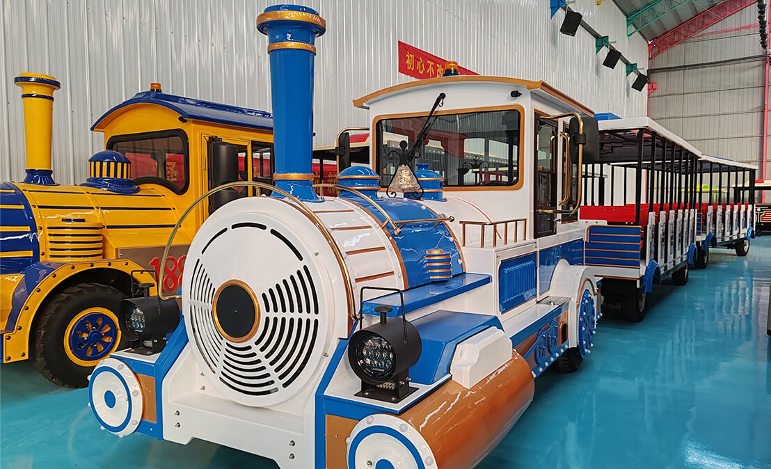 Emergency handling procedures for amusement train faults